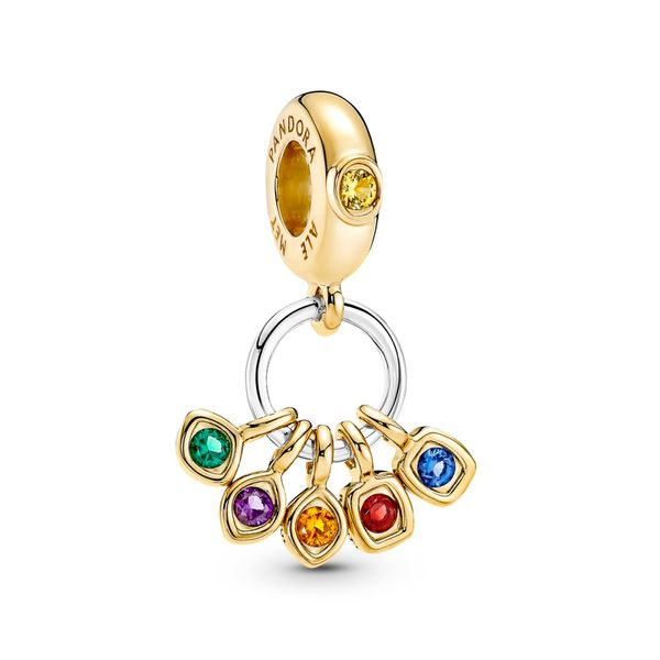 PANDORA Marvel Infinity Stones 14k Plated Dangle Charm Arezzo Jewelers Elmwood Park, IL