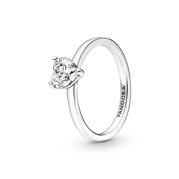 Sparkling Heart Solitaire Ring Arezzo Jewelers Elmwood Park, IL