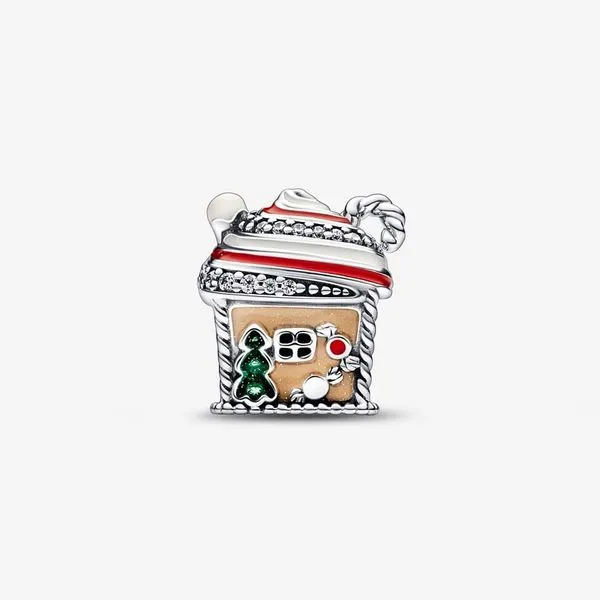 Pandora Festive Gingerbread House Charm Image 2 Arezzo Jewelers Elmwood Park, IL