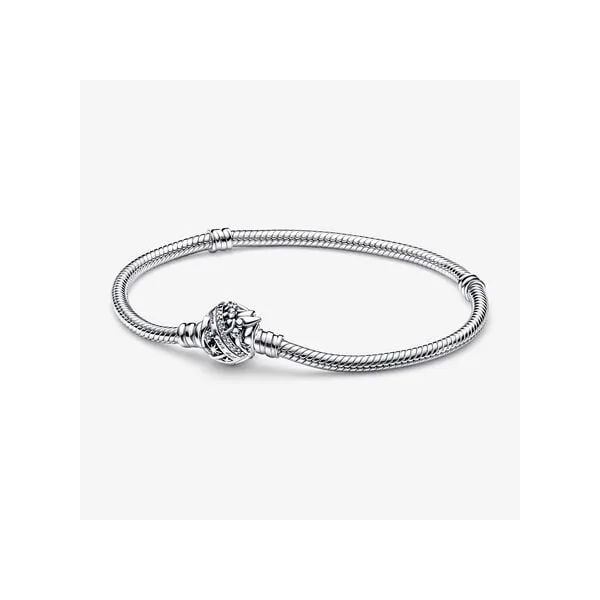 Disney Tinker Bell Clasp Pandora Moments Snake Chain Bracelet - Size 19 Arezzo Jewelers Elmwood Park, IL
