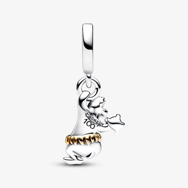 Disney 100th Anniversary Baloo Lab-grown Diamond Dangle Charm Image 4 Arezzo Jewelers Elmwood Park, IL