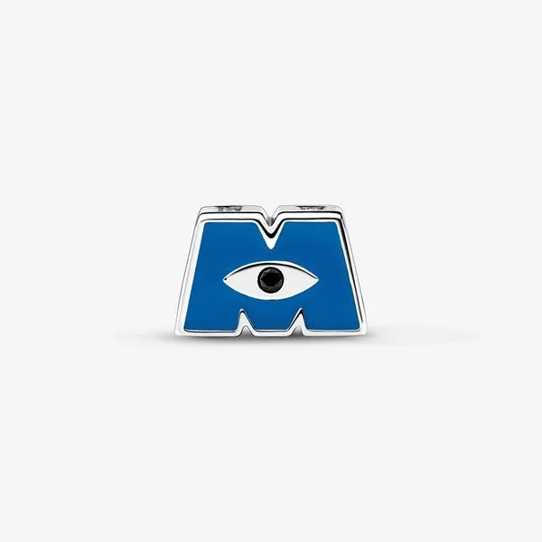 Disney Pixar Monsters, Inc. Logo M Charm Image 2 Arezzo Jewelers Elmwood, IL