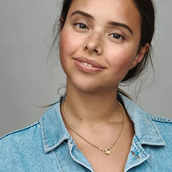 Pandora Moments Studded Chain Necklace Image 3 Arezzo Jewelers Elmwood Park, IL