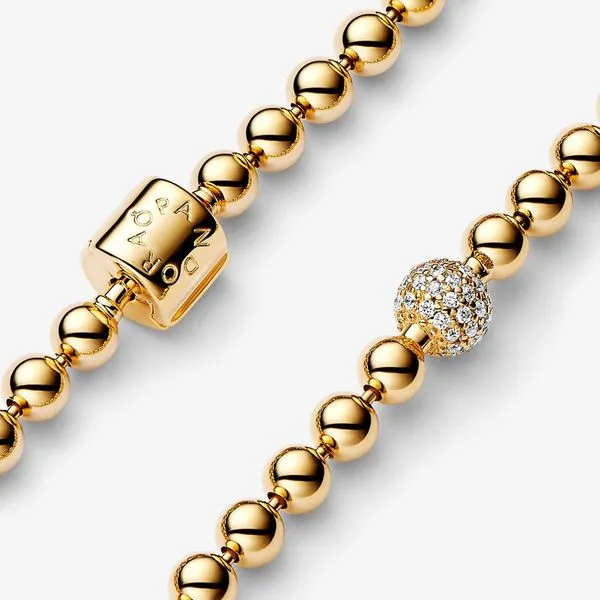 Beads & Pave Bracelet - 7.5