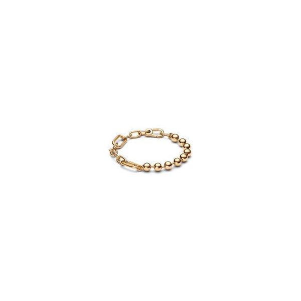 Pandora ME Metal Bead & Link Chain Bracelet - Size 4 Arezzo Jewelers Elmwood Park, IL