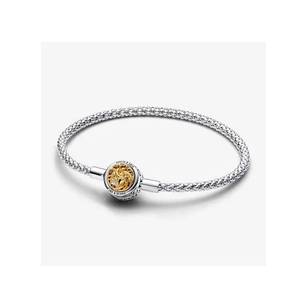 Game of Thrones House Sigil Clasp Pandora Moments Studded Chain Bracelet - 18cm similar item image