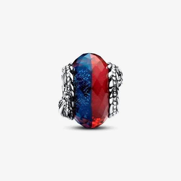 Game of Thrones Ice & Fire Dragons Dual Murano Glass Charm Image 4 Arezzo Jewelers Elmwood, IL