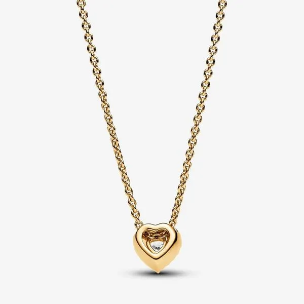 Sparkling Heart Collier Necklace Image 3 Arezzo Jewelers Elmwood Park, IL