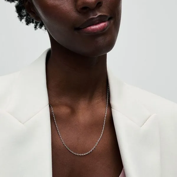 Infinity Chain Necklace Image 2 Arezzo Jewelers Elmwood Park, IL
