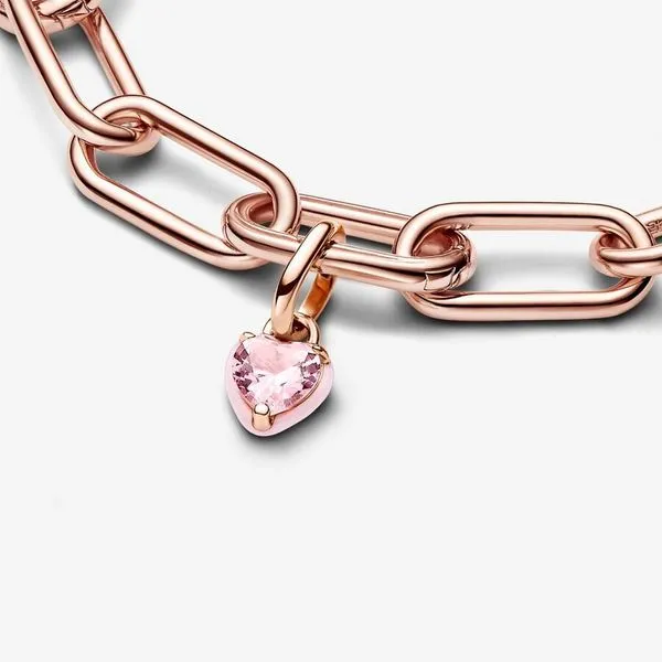 Pandora ME Pink Chakra Heart Mini Dangle Charm Image 2 Arezzo Jewelers Elmwood Park, IL