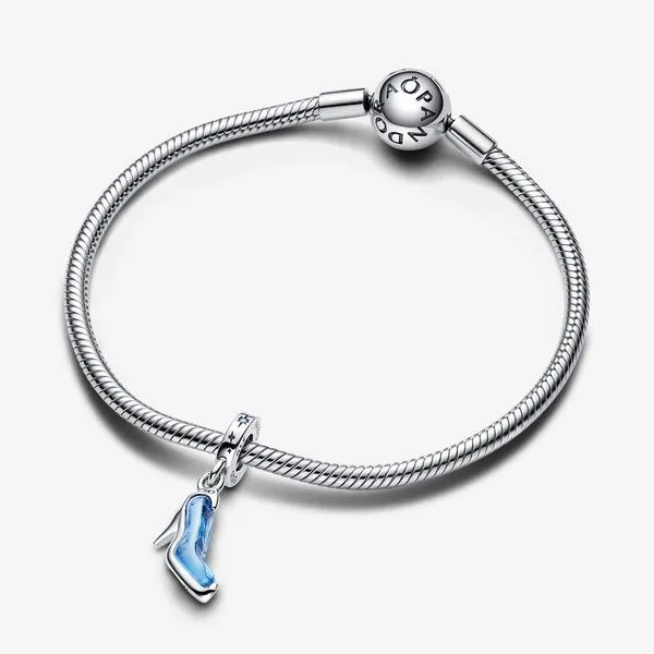 Pandora Disney Cinderella's Glass Slipper Dangle Charm Image 4 Arezzo Jewelers Elmwood, IL