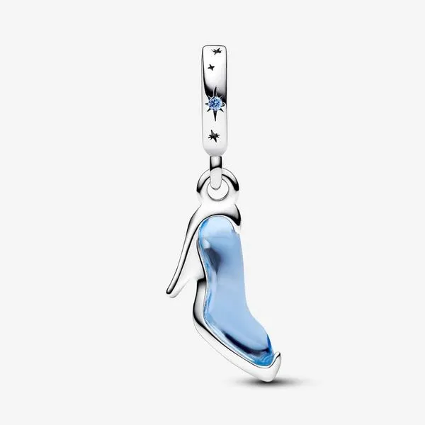 Pandora Disney Cinderella's Glass Slipper Dangle Charm Image 5 Arezzo Jewelers Elmwood, IL