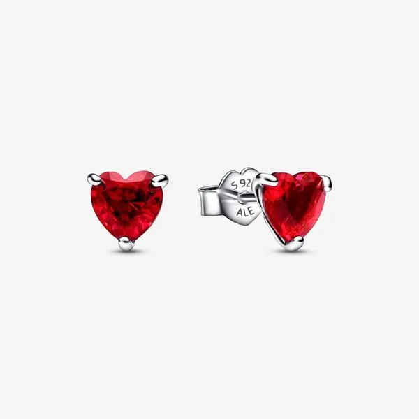 Sparkling Red Heart Jewelry Gift Set Image 3 Arezzo Jewelers Elmwood Park, IL