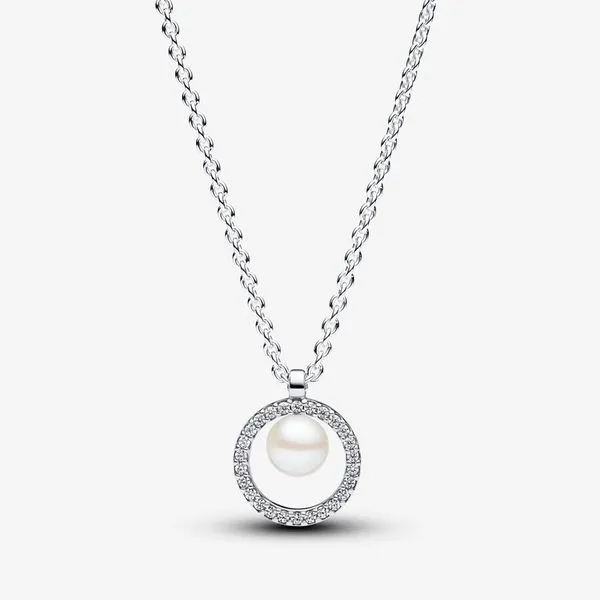 Pandora Pearl & Halo Jewelry Set Image 4 Arezzo Jewelers Elmwood Park, IL