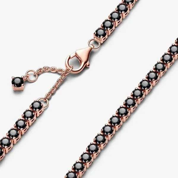 Pandora Black Sparkling Tennis Bracelet - 7.9