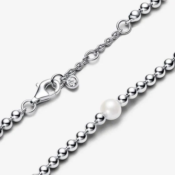 Pandora Freshwater Cultured Pearl & Beads Bracelet - 6.3 in. Image 3 Arezzo Jewelers Elmwood Park, IL