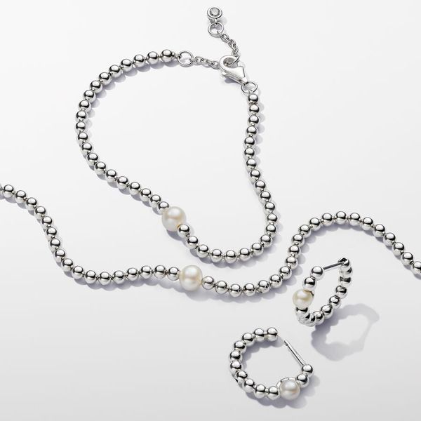 Pandora Freshwater Cultured Pearl & Beads Bracelet - 7.9 in. Image 4 Arezzo Jewelers Elmwood Park, IL
