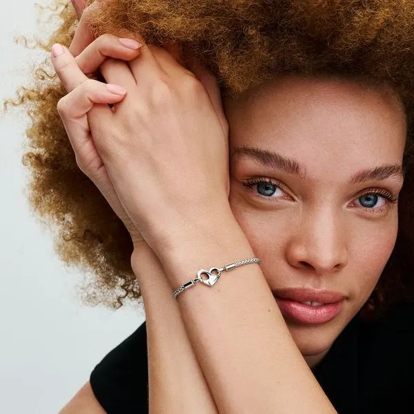 Pandora Moments Studded Chain Bracelet - 6.7