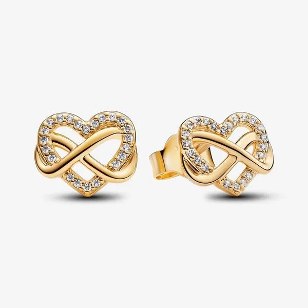 Sparkling Infinity Heart Jewellery Gift Set Image 2 Arezzo Jewelers Elmwood Park, IL