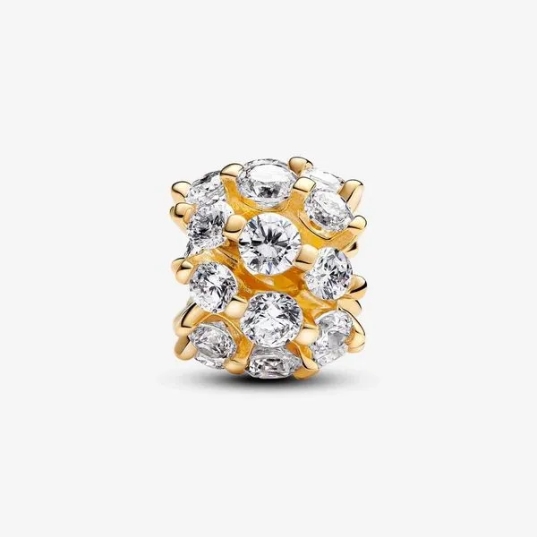 Pandora Sparkling Round Charm Image 5 Arezzo Jewelers Elmwood Park, IL