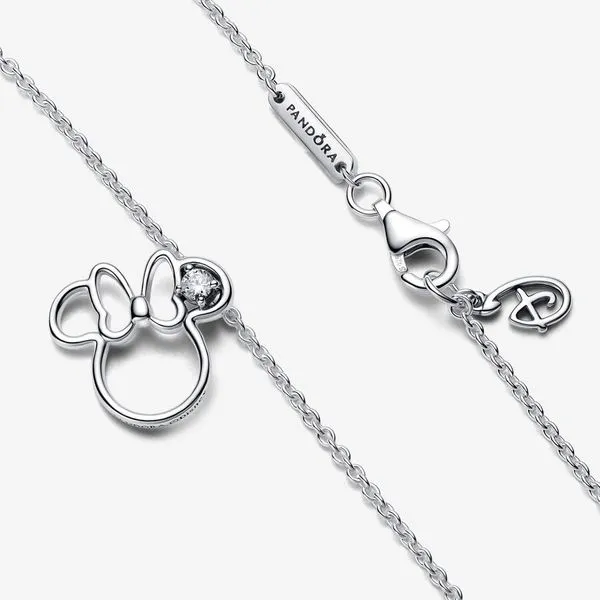 Pandora Disney Minnie Mouse Silhouette Collier Necklace Image 3 Arezzo Jewelers Elmwood Park, IL