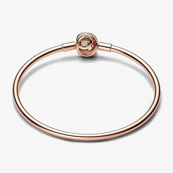 Pandora Moments Encircled Clasp Bangle - 7.5