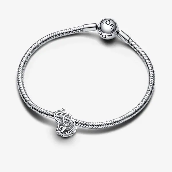 Pandora Openwork Elephant Charm Image 3 Arezzo Jewelers Elmwood, IL