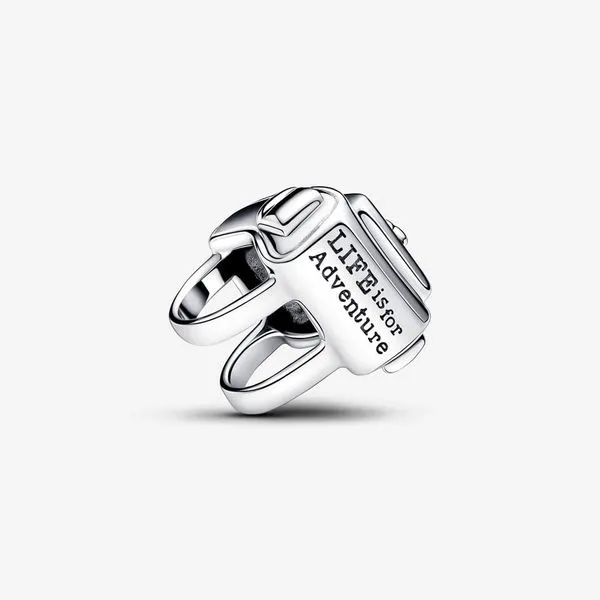 Pandora Adventure Backpack Charm Image 3 Arezzo Jewelers Elmwood, IL