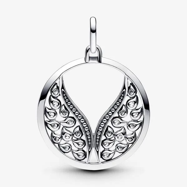 Pandora ME Wings Oversized Medallion Charm Image 3 Arezzo Jewelers Elmwood Park, IL