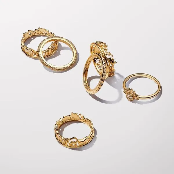 Pandora ME Texture & Stones Ring - Size 8 Image 4 Arezzo Jewelers Elmwood Park, IL