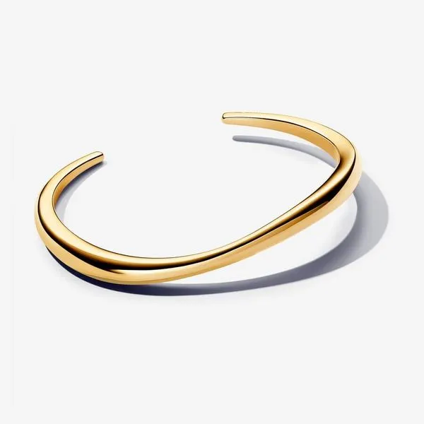 Organically Shaped Open Bangle - 6.9