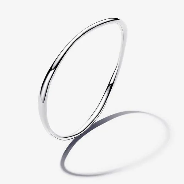 Pandora Organically Shaped Bangle - 8.3
