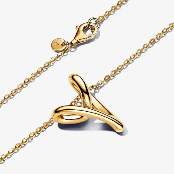 Organically Shaped Heart Pendant Necklace Image 5 Arezzo Jewelers Elmwood Park, IL