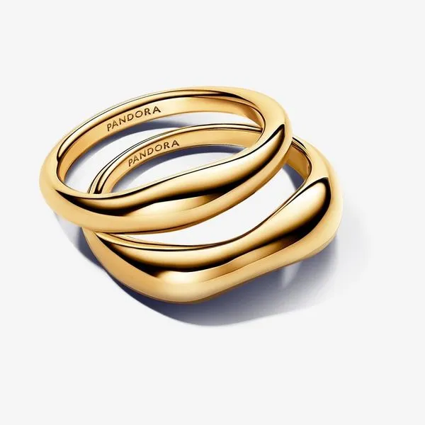 Organically Shaped Stacking Rings - Size 7.5 Image 5 Arezzo Jewelers Elmwood, IL