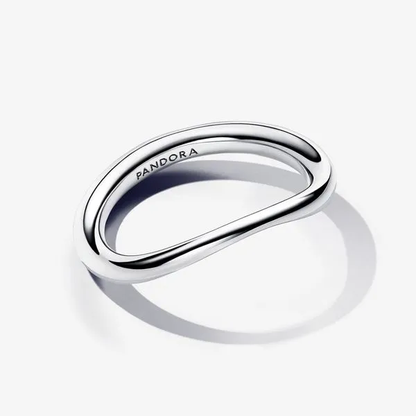 Pandora Organically Shaped Band Ring - Size 7 Image 2 Arezzo Jewelers Elmwood Park, IL
