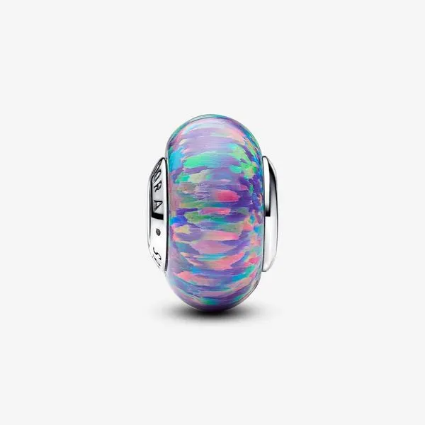 Pandora Opalescent Purple Murano Charm Image 4 Arezzo Jewelers Elmwood Park, IL