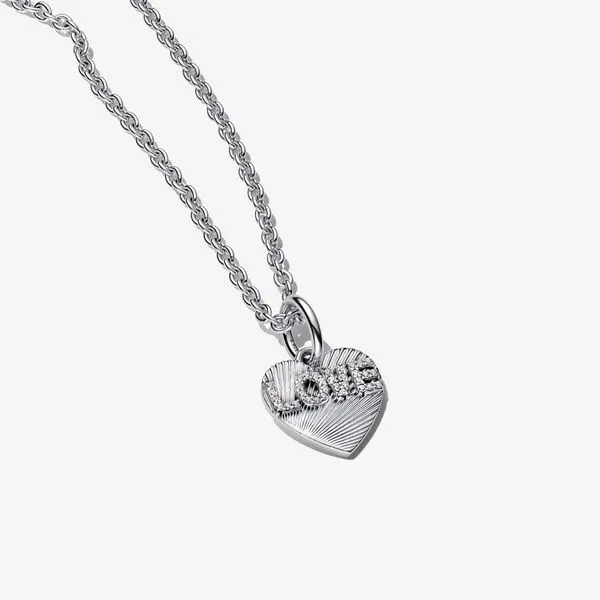 Engravable Love Heart Jewelry Gift Set Image 2 Arezzo Jewelers Elmwood Park, IL