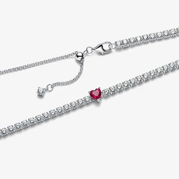 Halo Heart Choker Image 4 Arezzo Jewelers Elmwood Park, IL