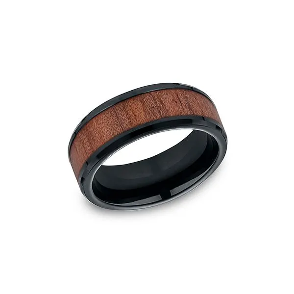Forge - Black Cobalt Wood Wedding Band similar item image