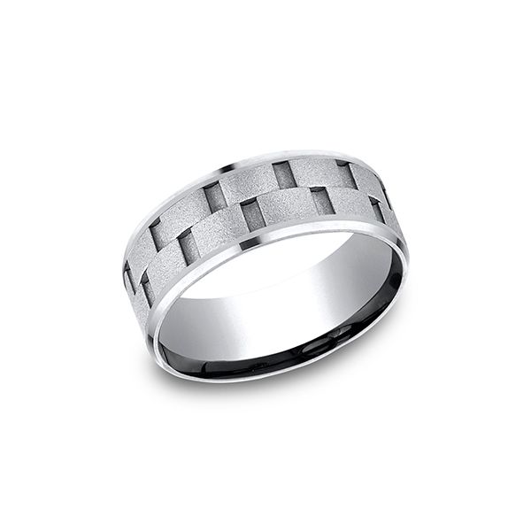 Forge Cobalt Chrome Wedding Band Arezzo Jewelers Elmwood Park, IL