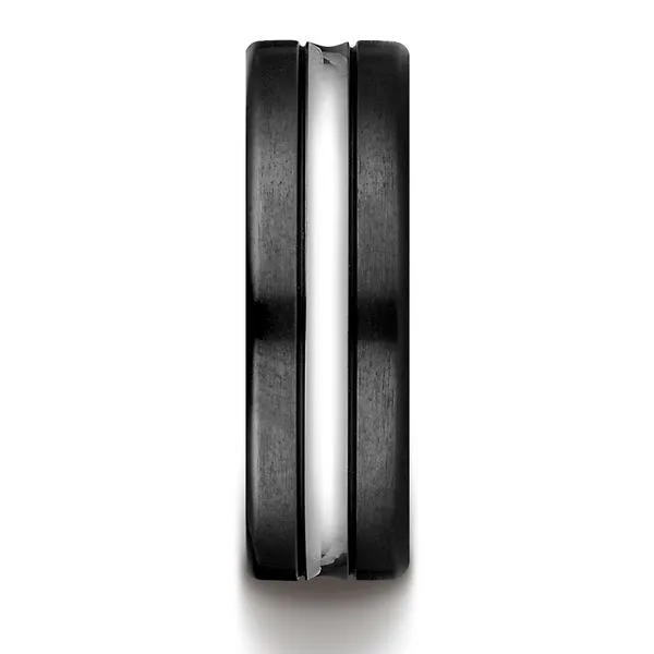 Cobalt Chrome Wedding Band Image 2 Arezzo Jewelers Elmwood Park, IL
