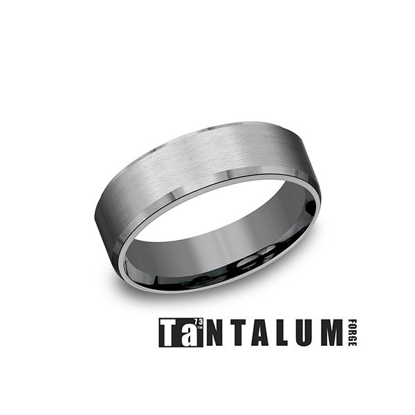 Tantalum Grey Metal 7mm Wedding Band Arezzo Jewelers Elmwood Park, IL