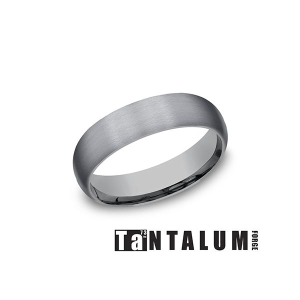 Tantalum Grey Metal 6mm Wedding Band Arezzo Jewelers Elmwood Park, IL