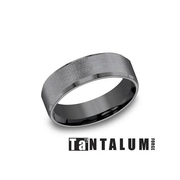 Tantalum Dark Metal 7mm Wedding Band Arezzo Jewelers Elmwood Park, IL