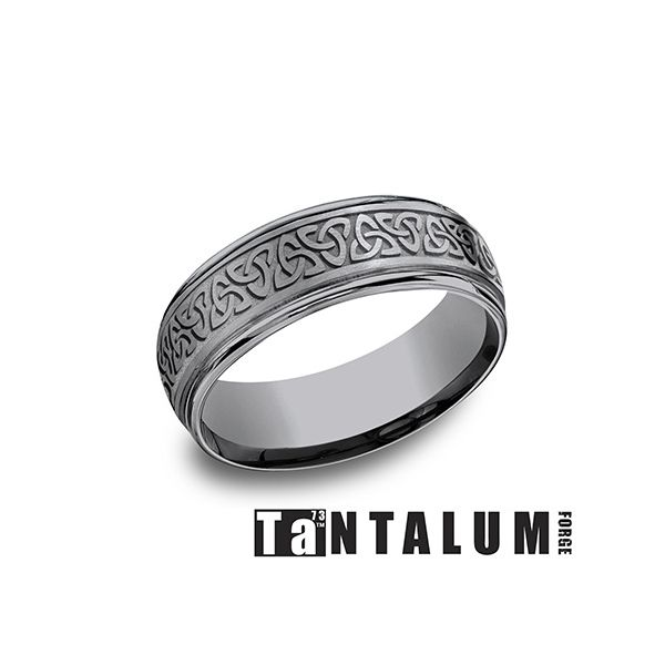 Tantalum Grey Metal 7mm Wedding Band Arezzo Jewelers Elmwood Park, IL