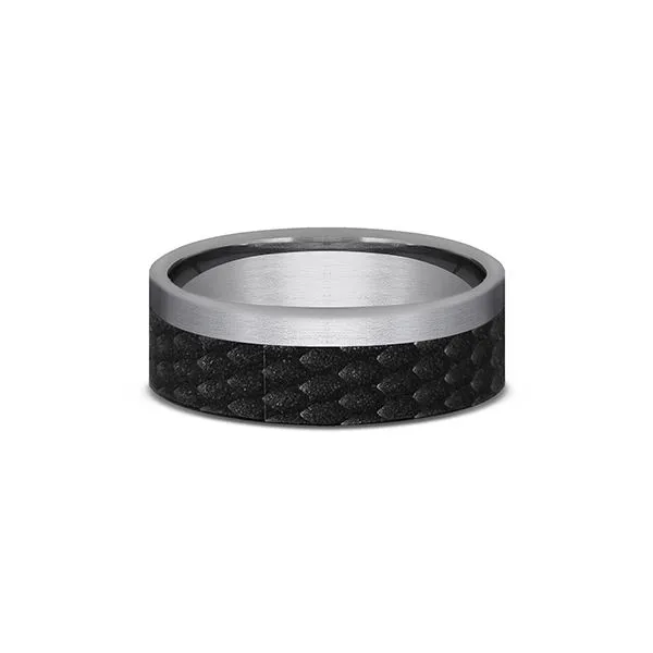 The Talon Tantalum Forge Wedding Band Image 3 Arezzo Jewelers Elmwood Park, IL