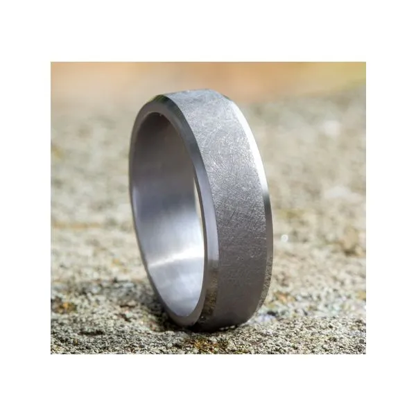 Tantalum THE OFFICER Forge Wedding Band Image 4 Arezzo Jewelers Elmwood Park, IL