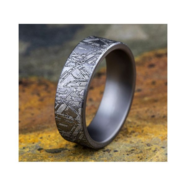 Tantalum THE GIBEON Forge Wedding Band Image 4 Arezzo Jewelers Elmwood Park, IL