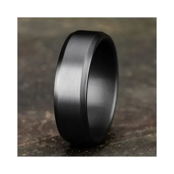 THE NOBLEMAN - Tantalum Carved Forge Wedding Band Image 4 Arezzo Jewelers Elmwood Park, IL