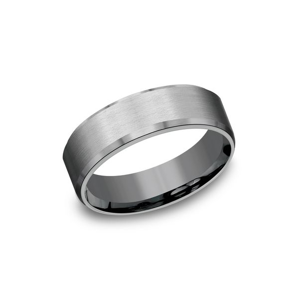 Tantalum Grey Metal Forge Wedding Band Arezzo Jewelers Elmwood Park, IL